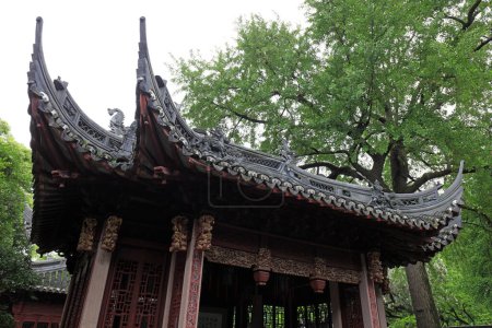 Foto de Shanghai, China - 31 de mayo de 2018: China arquitectura clásica en Yu Garden, Shanghai, China - Imagen libre de derechos