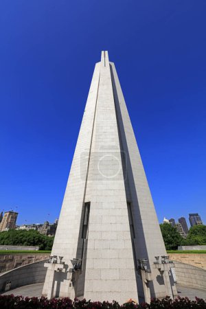 Téléchargez les photos : Shanghai, Chine - 1er juin 2018 : Shanghai People's hero memorial tower, Shanghai, Chin - en image libre de droit