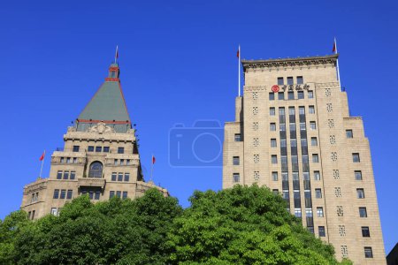 Photo for Shanghai, China - June 1, 2018: Architectural scenery of Shanghai Bund, Chin - Royalty Free Image