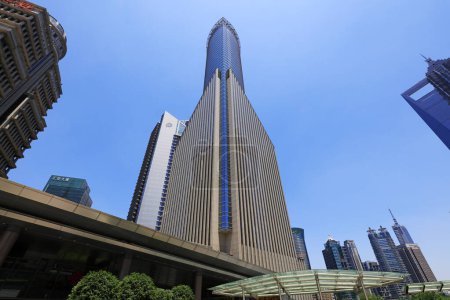 Téléchargez les photos : Shanghai, Chine - 1er juin 2018 : Paysage architectural du bâtiment Bank of China, Shanghai, Chine - en image libre de droit