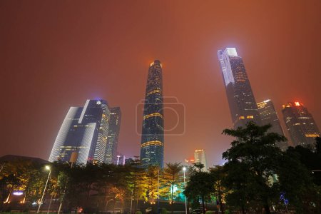 Téléchargez les photos : Paysage architectural de Guangzhou, province du Guangdong, Chine - en image libre de droit