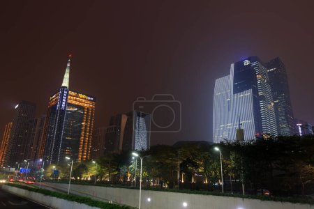 Photo for Architectural landscape of Guangzhou, Guangdong Province, China - Royalty Free Image