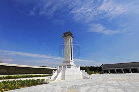 Photo for Luannan County - August 31, 2018: monument to revolutionary martyrs, Luannan County, Hebei Province, China - Royalty Free Image