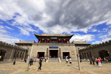 Téléchargez les photos : Miyun, Chine - 8 septembre 2018 : Architecture classique traditionnelle chinoise, Miyun, Pékin, Chine - en image libre de droit