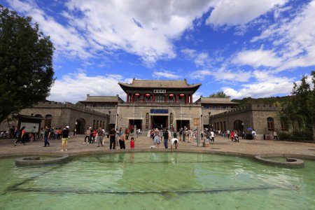 Téléchargez les photos : Miyun, Chine - 8 septembre 2018 : Architecture classique traditionnelle chinoise, Miyun, Pékin, Chine - en image libre de droit