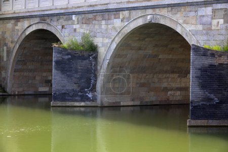 Photo for Architectural landscape of arch bridge, Miyun, Beijing, China - Royalty Free Image