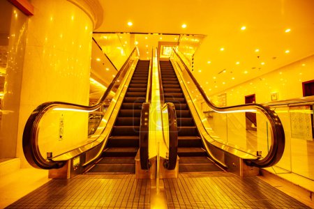 Photo for Escalators in luxury hotels - Royalty Free Image