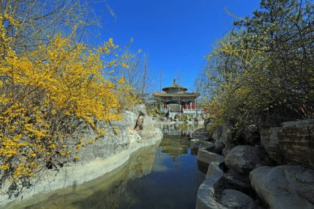 Chinese traditional antique architectural landscape, North China