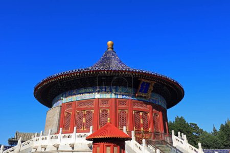 Photo for Beijing, China - October 5, 2020: Architectural landscape of the imperial dome of the temple of heaven in Beijing - Royalty Free Image