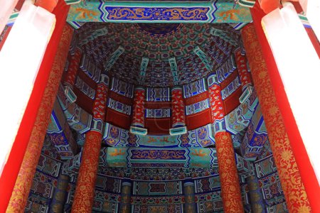 Photo for Beijing, China - October 5, 2020: The internal structure of the hall of prayer for new year is in the temple of heaven, Beijing - Royalty Free Image