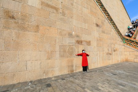 Photo for Beijing, China - October 6, 2020: Tourists visit the summer palac - Royalty Free Image