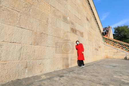 Téléchargez les photos : Pékin, Chine - 6 octobre 2020 : Les touristes visitent le palac d'été - en image libre de droit
