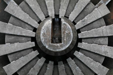 Photo for Strong steel parts in a factory, North China - Royalty Free Image