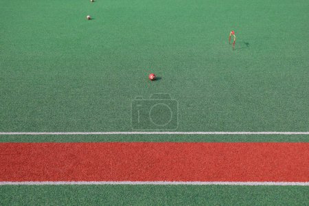 Chinese goal ball on artificial lawn
