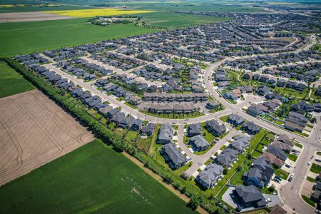 Photo for Willowgrove is a primarily residential neighbourhood located in the eastside of Saskatoon, Saskatchewan, Canada. It comprises a mix of mainly single-family detached houses and fewer multiple-unit - Royalty Free Image