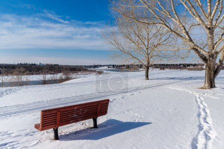 Téléchargez les photos : Le parc Meewasin est situé dans le quartier Lawson Heights de Saskatoon.. - en image libre de droit