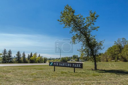 Téléchargez les photos : Le parc PCR Banting est situé dans le quartier River Heights de Saskatoon.. - en image libre de droit
