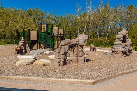 Patricia Roe Park is located in the Stonebridge neighborhood of Saskatoon.