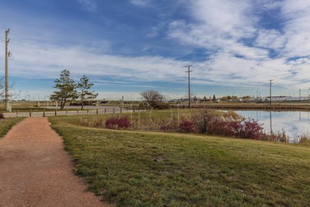 Photo for RCAF Memorial Park is located in the Airport Business Area neighborhood of Saskatoon. - Royalty Free Image