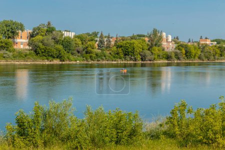Photo for Gabriel Dumont Park is located in the Buena Vista neighborhood of Saskatoon. - Royalty Free Image