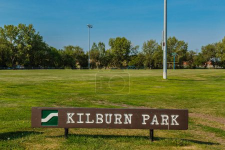 Photo for Kilburn Park is located in the Buena Vista neighborhood of Saskatoon. - Royalty Free Image