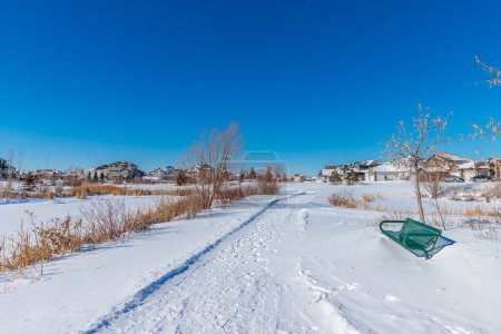 Téléchargez les photos : Donna L. Birkmaier Park est situé dans le quartier Briarwood de Saskatoon.. - en image libre de droit