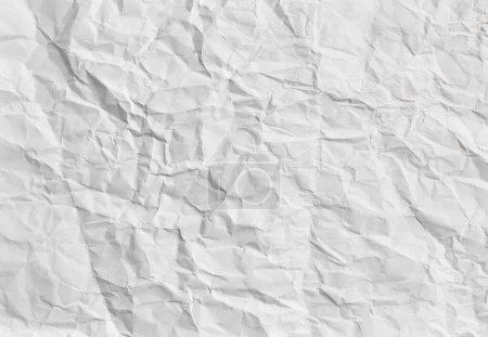 Téléchargez les photos : Papier froissé blanc texture fond - en image libre de droit