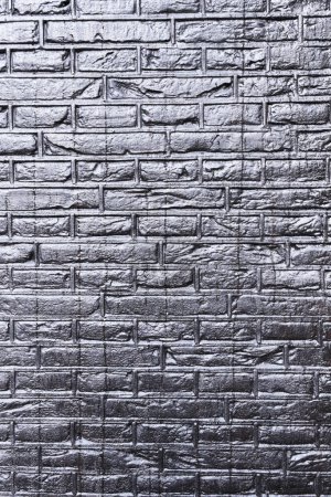 Foto de Textura de una pared de ladrillo negro - Imagen libre de derechos
