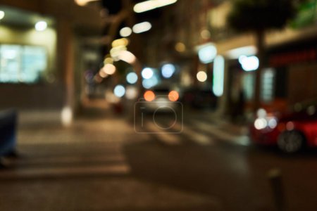 Photo for Picture of blurred cityscape at street - Royalty Free Image