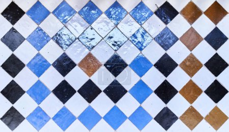 Foto de Textura de una superficie de mosaico - Imagen libre de derechos
