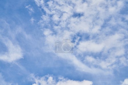 Photo for Beatiful blue sky with clouds on a sunny day - Royalty Free Image