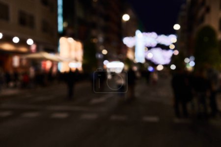 Photo for Picture of blurred cityscape at street - Royalty Free Image