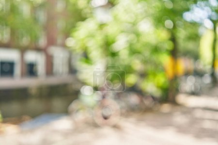 Photo for Blurred background of canal - Royalty Free Image