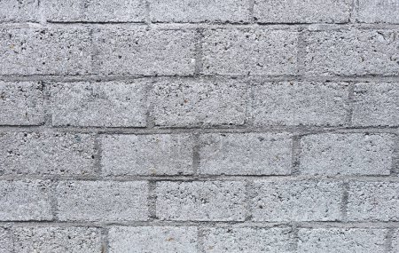 Photo for Texture of a white brick wall - Royalty Free Image