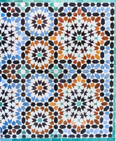Foto de Textura de una superficie de mosaico - Imagen libre de derechos