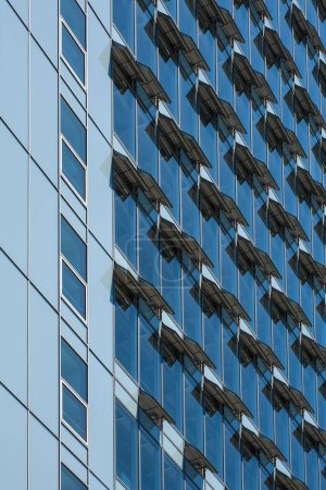 Photo for Ventilation flaps on windows in skyscraper facade, Munich, Upper Bavaria, Bavaria, Germany, Europe - Royalty Free Image