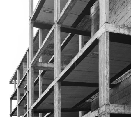 Foto de En construcción estructura de hormigón - Imagen libre de derechos