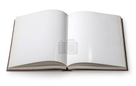 Photo for Book with blank page.isolated on white background with clipping path - Royalty Free Image