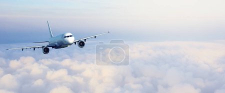 Photo for Airplane taking off - Travel by air transport - Royalty Free Image