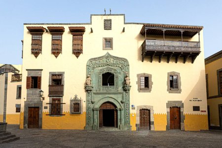 Foto de Gran Canaria, España 13 de diciembre de 2023: Columbus House Casa de Coln Museum in Gran Canaria, Las Palmas, Isla de Gran Canaria, Islas Canarias - Imagen libre de derechos