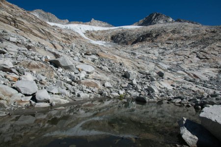 Un des derniers glaciers des Alpes italiennes, Alto Adige, Europe
