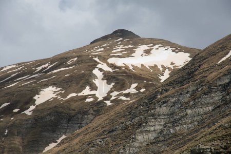 Blick auf den Gipfel des Monte Gorzano in Latium, Italien