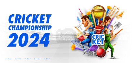 Abbildung des Batsman Cricket-Meisterschaft Sport 2024