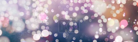 Photo for Elegant abstract background with bokeh defocused lights - Royalty Free Image