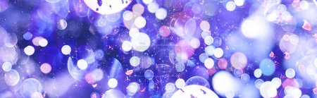 Photo for Elegant abstract background with bokeh defocused lights - Royalty Free Image