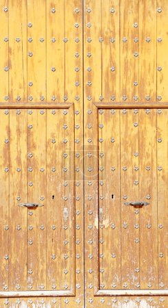 Foto de Detalle de puerta del castillo de Altafulla, Tarragona, Cataluña, España, Europa - Imagen libre de derechos