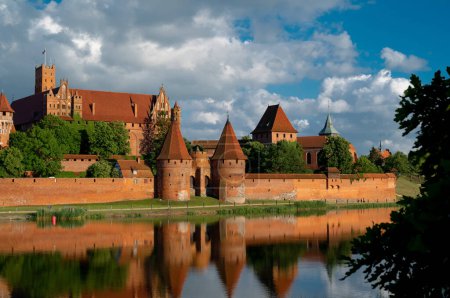 Téléchargez les photos : 2022-06-13. castle fragment of the Teutonic Knights Order in Malbork, Poland - en image libre de droit