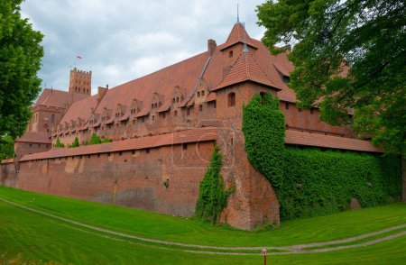 Photo for 2022-06-12. Castle of the Teutonic Knights Order in Malbork, Poland,  is the largest castle in the world. Malbork Poland. - Royalty Free Image