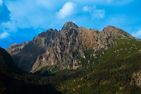 Photo for View of High Tatra Mountains from hiking trail  peak, Stary Smokovec. Slovakia - Royalty Free Image