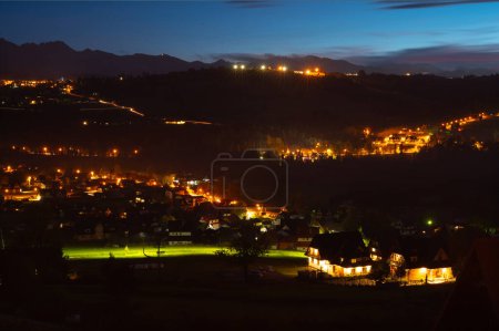 Foto de Noche con vistas a los Tatras, Polonia - Imagen libre de derechos